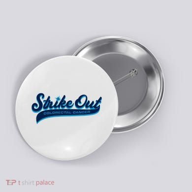 Mariners Strike Out Colorectal Cancer Day Button