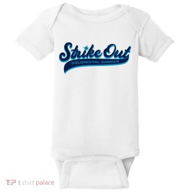Mariners Strike Out Colorectal Cancer Day Baby Bodysuit