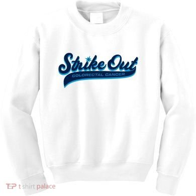 Mariners Strike Out Colorectal Cancer Day Kids Sweatshirt