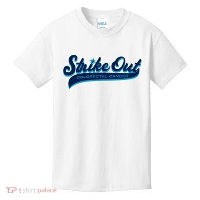 Mariners Strike Out Colorectal Cancer Day Kids T-Shirt