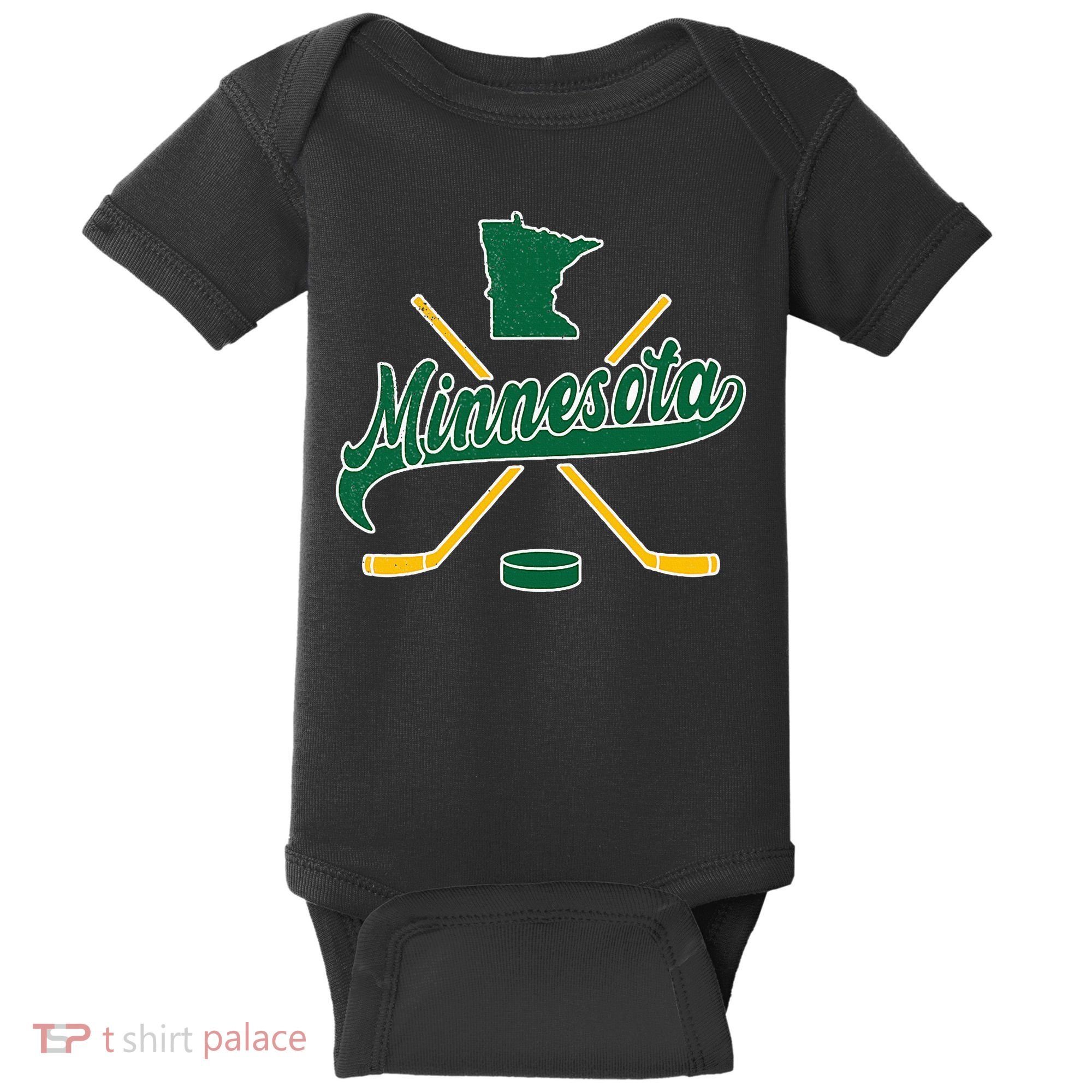 Minnesota State Of Hockey Baby Bodysuit