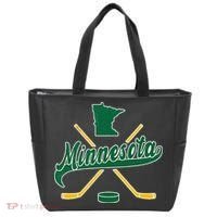 Minnesota State Of Hockey Tote Bag thumb 0