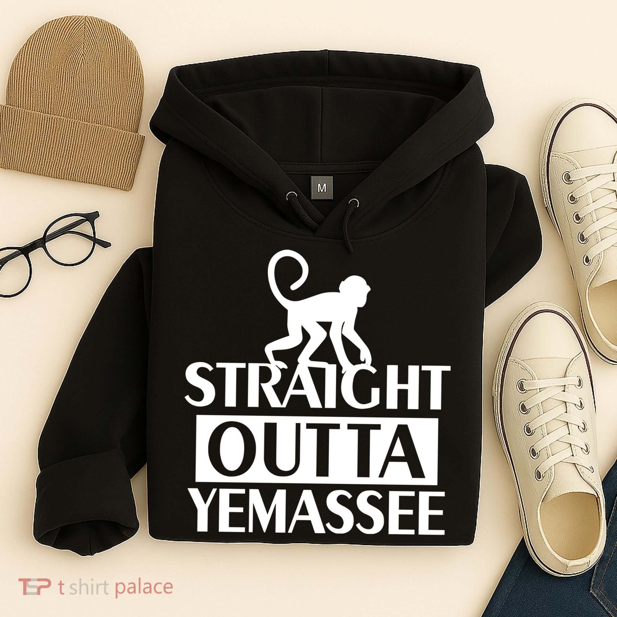 Monkey Straight Outta Yemassee Hoodie