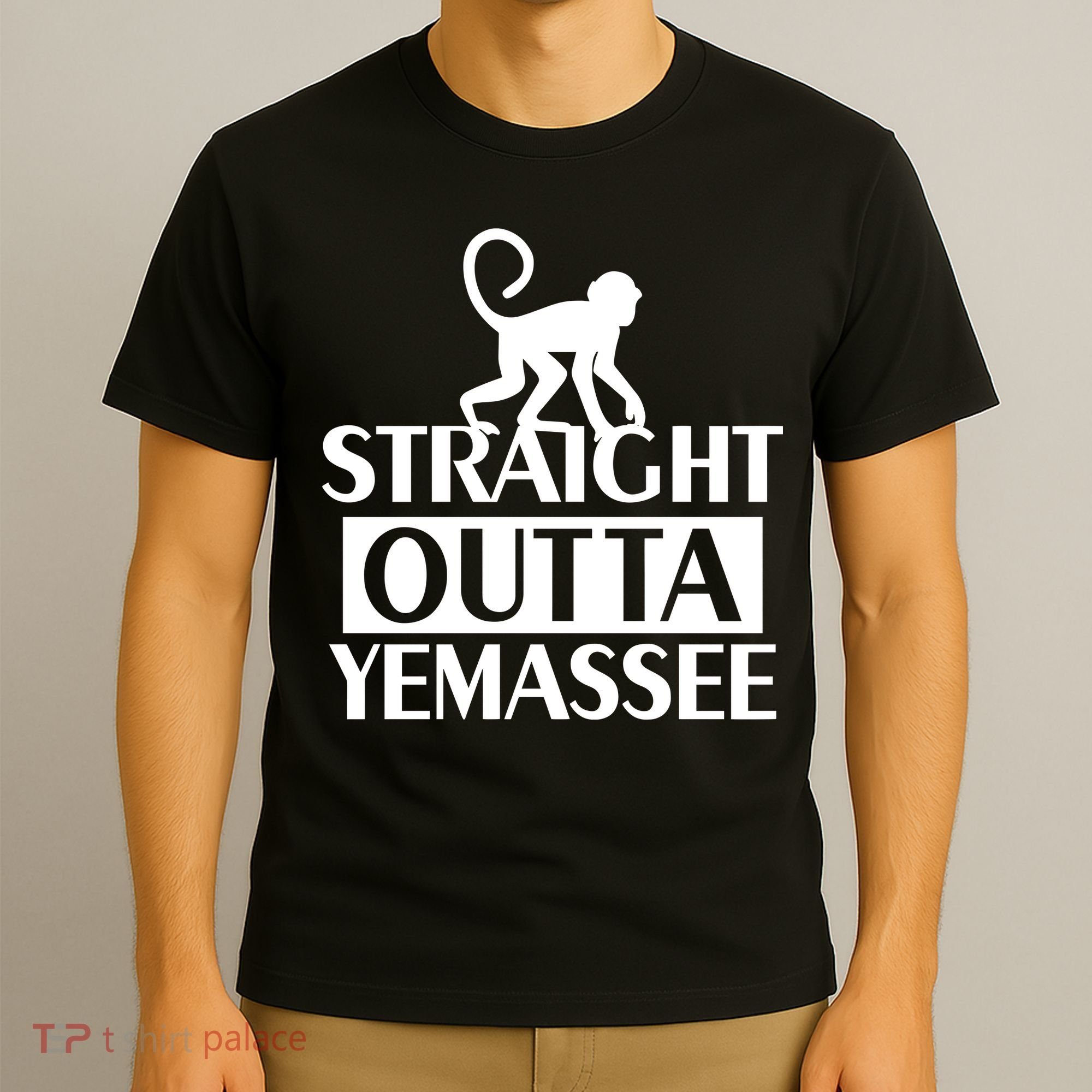 Monkey Straight Outta Yemassee T-Shirt