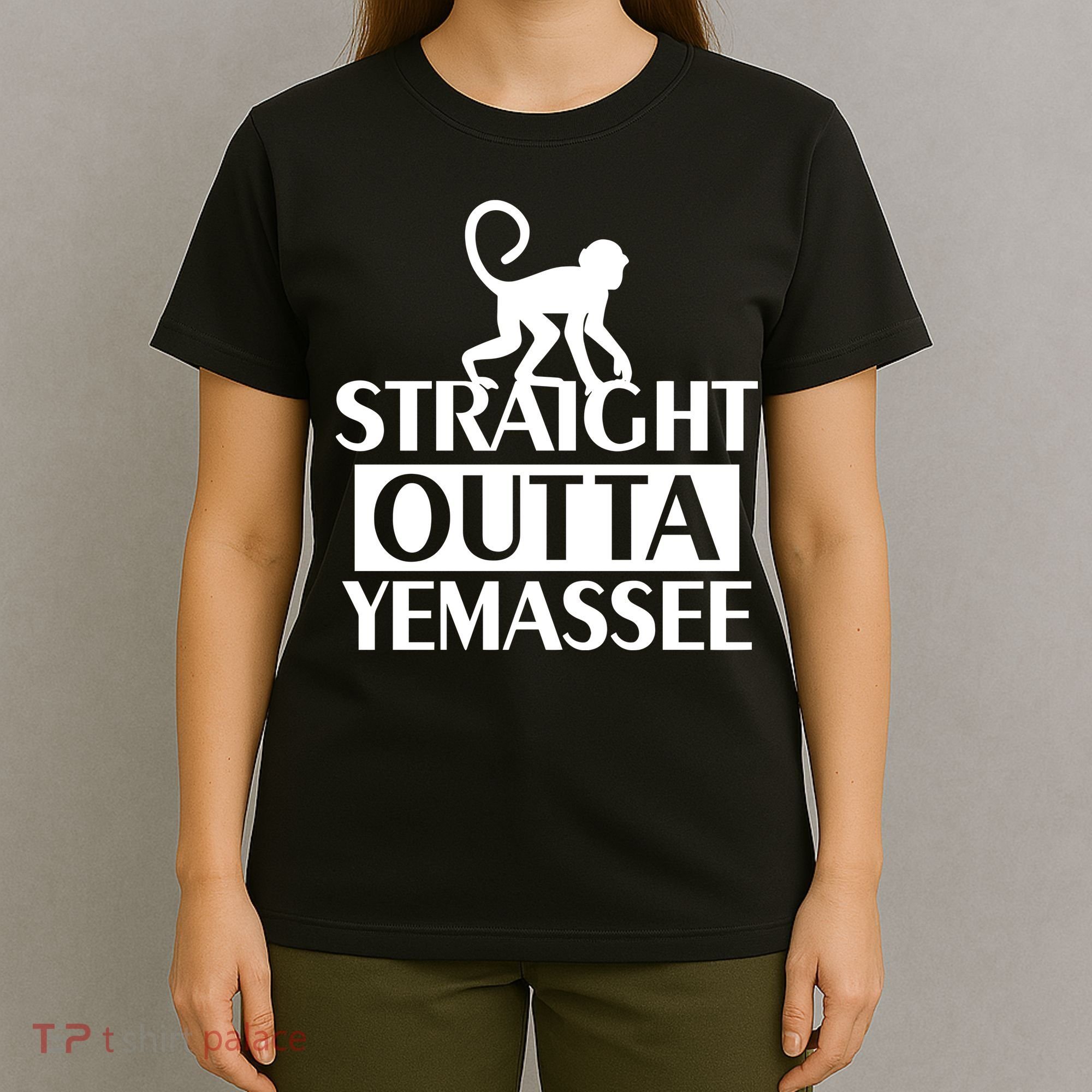 Monkey Straight Outta Yemassee T-Shirt