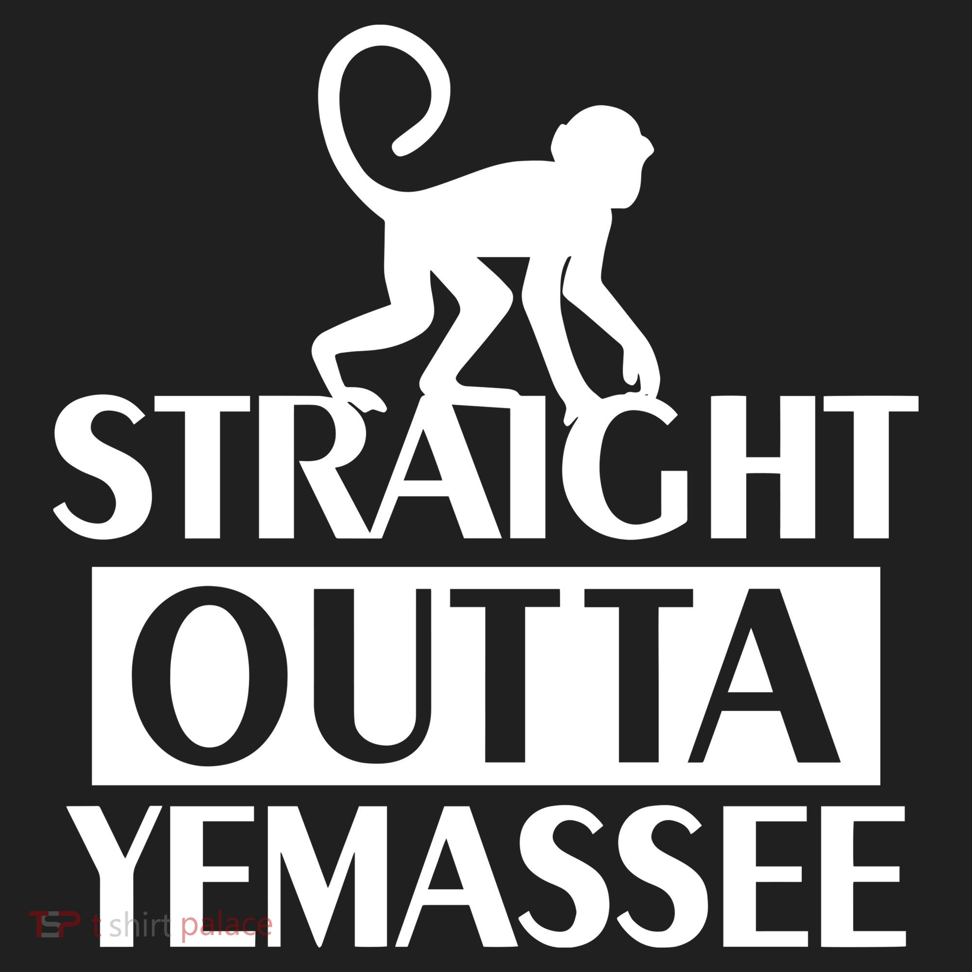 Monkey Straight Outta Yemassee Tumbler