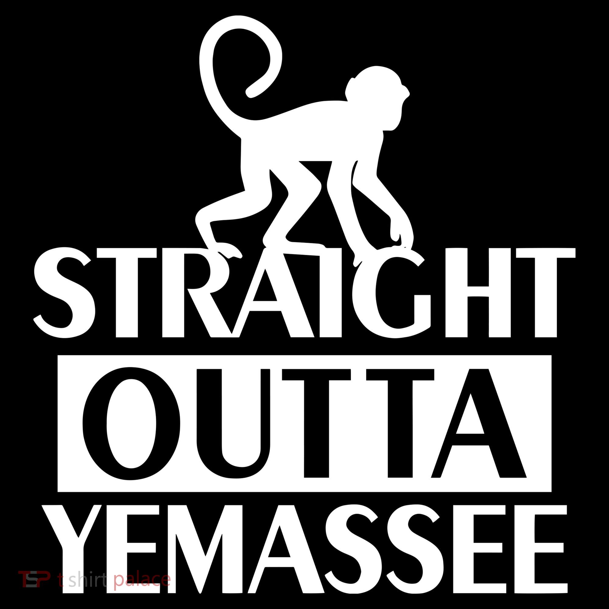 Monkey Straight Outta Yemassee Mousepad