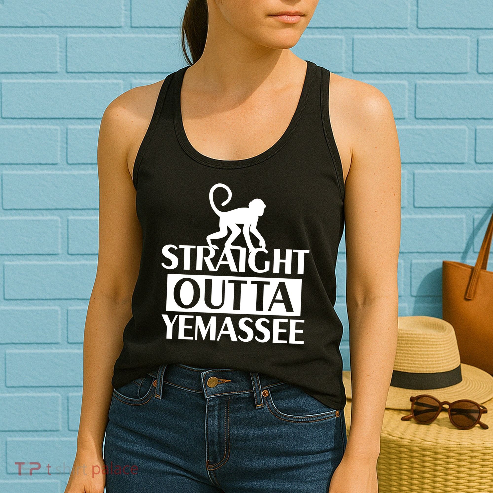 Monkey Straight Outta Yemassee Women's Tank Top