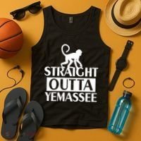 Monkey Straight Outta Yemassee Tank Top thumb 4