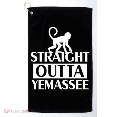 Monkey Straight Outta Yemassee Golf Towel