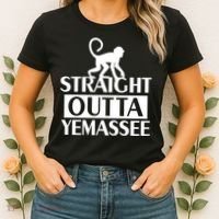 Monkey Straight Outta Yemassee Women's T-Shirt thumb 2