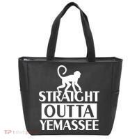 Monkey Straight Outta Yemassee Tote Bag thumb 0