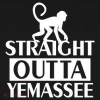 Monkey Straight Outta Yemassee Tote Bag thumb 4