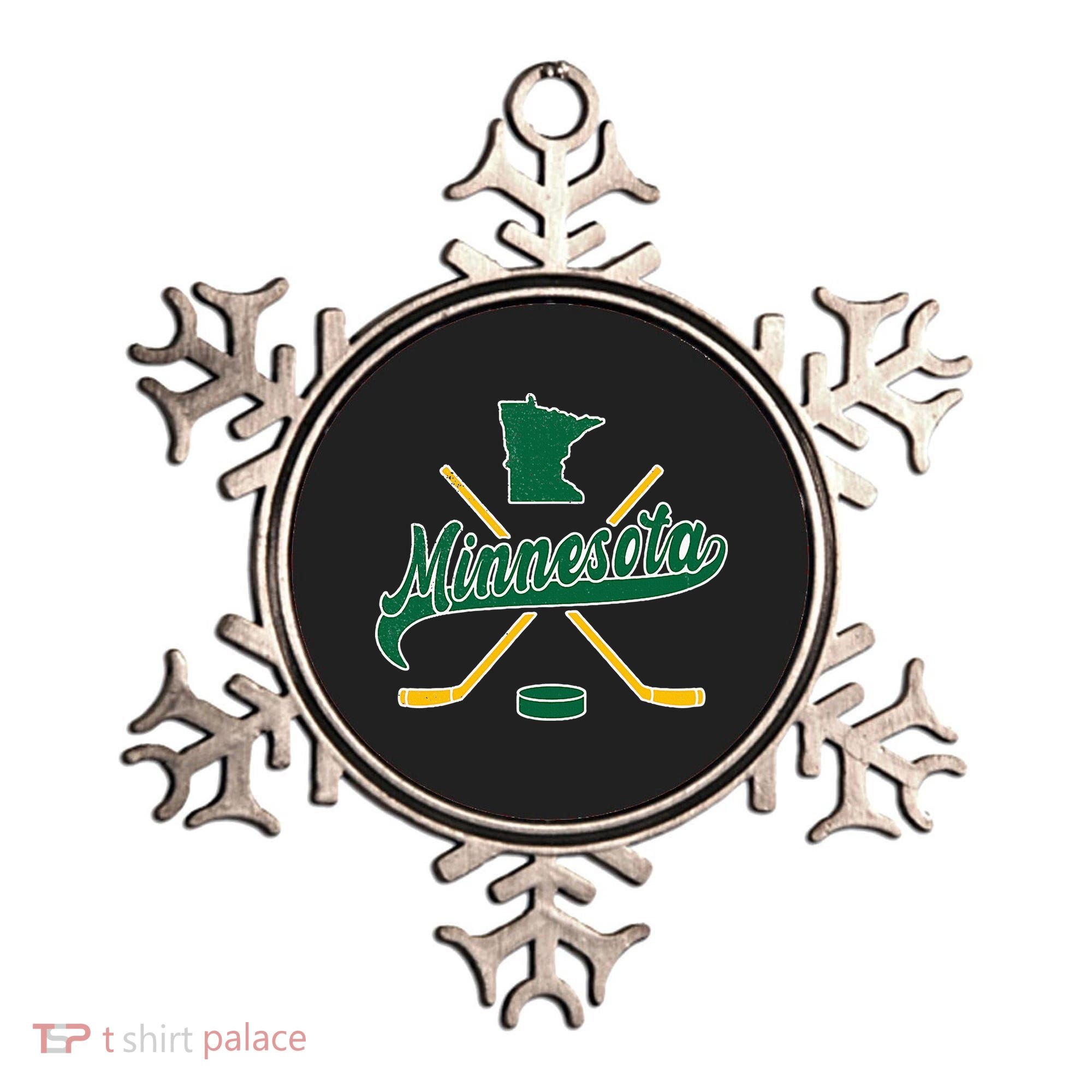 Minnesota State Of Hockey Ornament