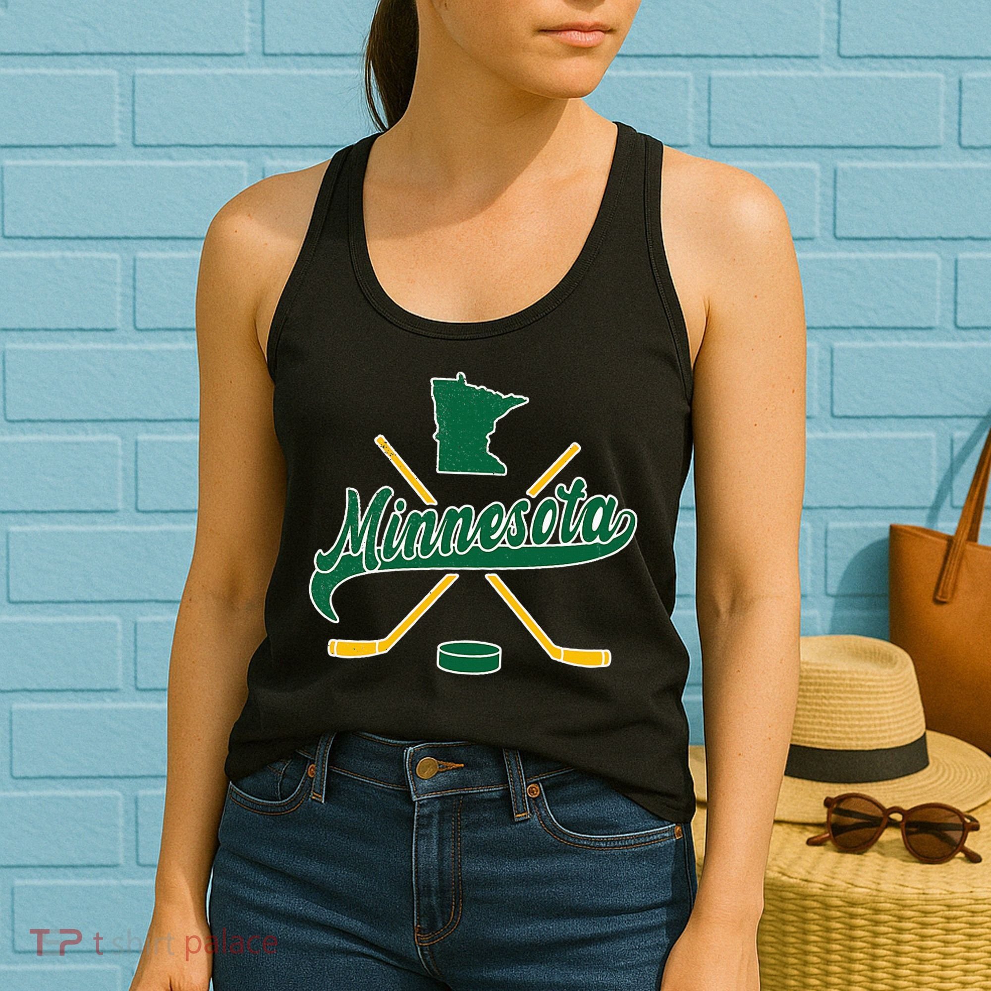 Minnesota State Of Hockey Women's Tank Top