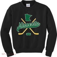 Minnesota State Of Hockey Kids Sweatshirt thumb 0