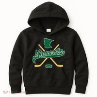 Minnesota State Of Hockey Kids Hoodie thumb 0