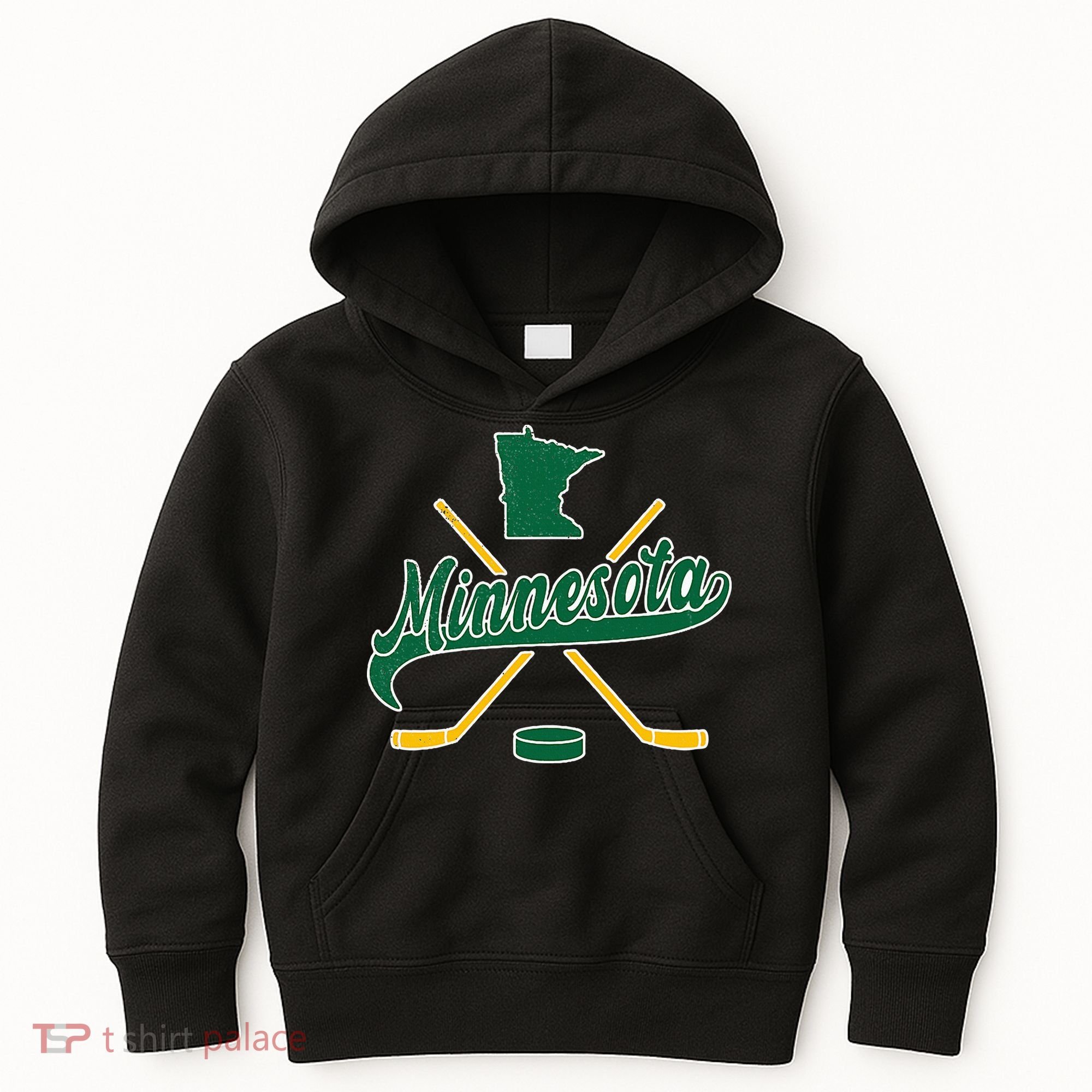 Minnesota State Of Hockey Kids Hoodie