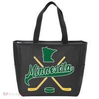 Minnesota State Of Hockey Tote Bag thumb 0