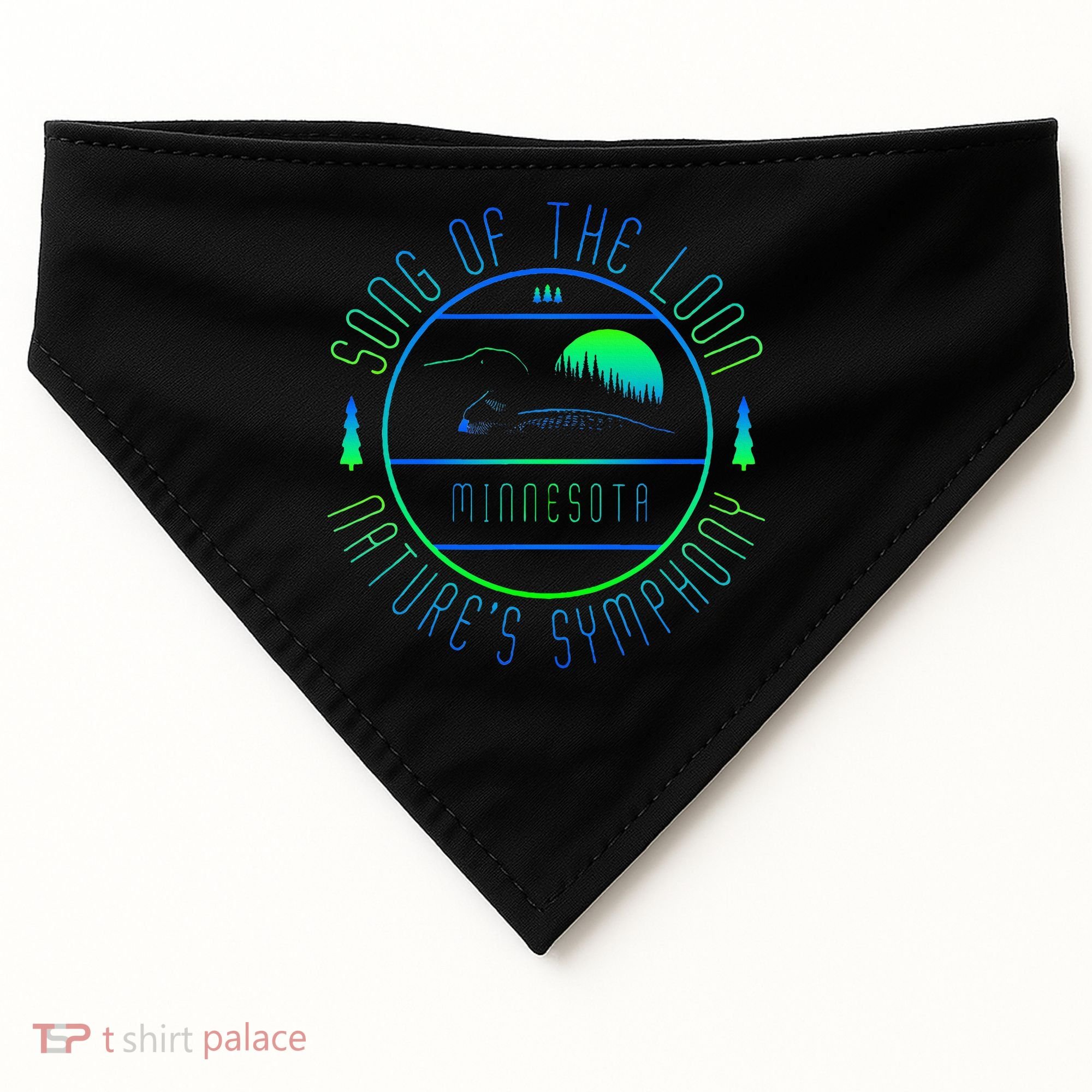 Minnesota Song Of The Loon Minnesota Loon USA-Made Doggie Bandana