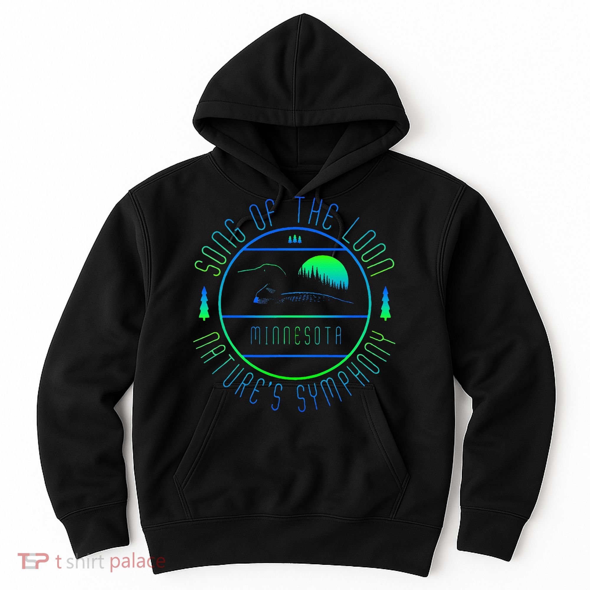 Minnesota Song Of The Loon Minnesota Loon Hoodie