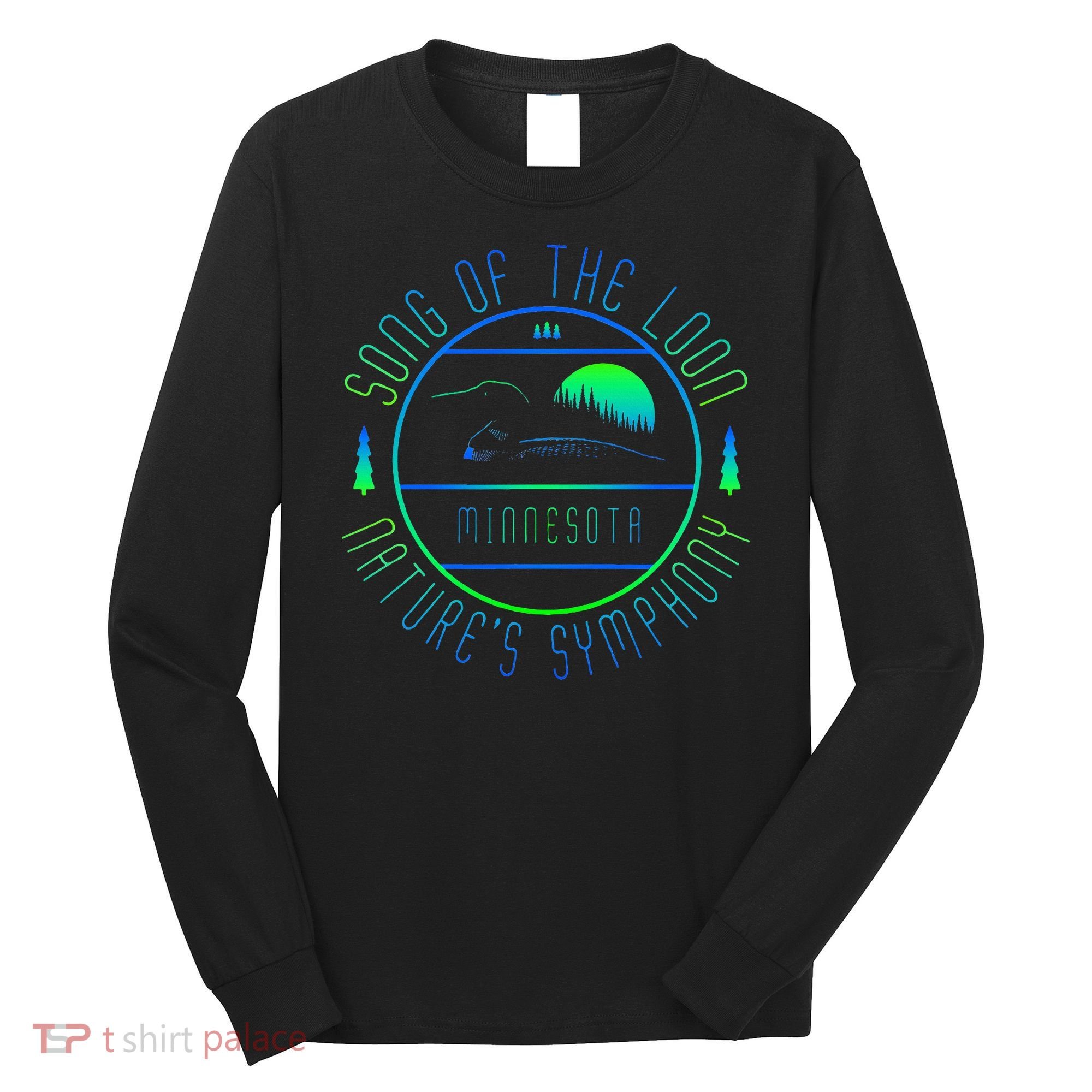 Minnesota Song Of The Loon Minnesota Loon Long Sleeve Shirt