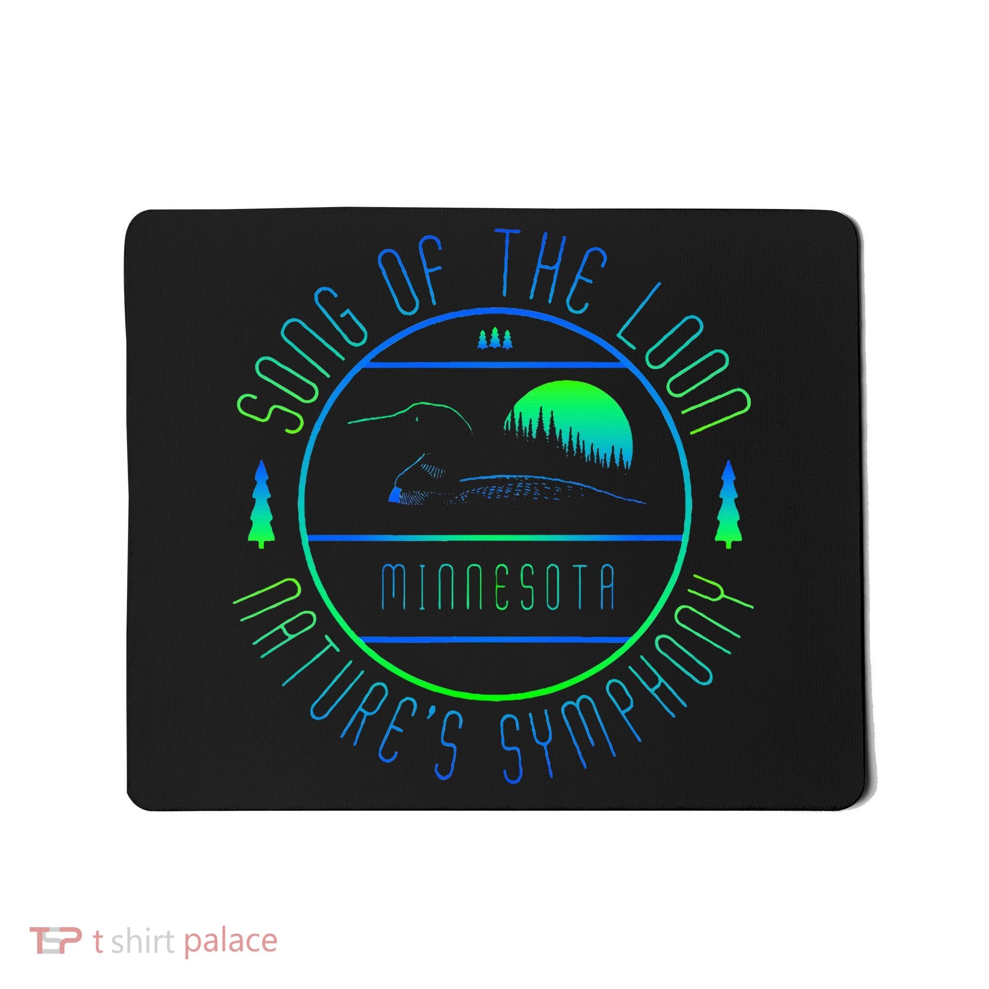Minnesota Song Of The Loon Minnesota Loon Mousepad