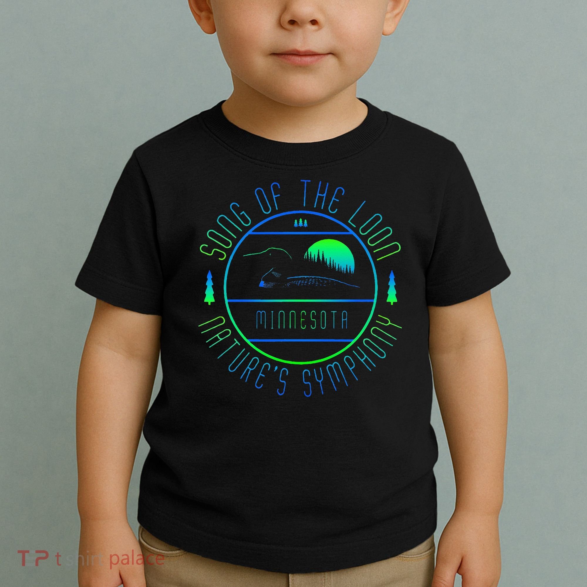 Minnesota Song Of The Loon Minnesota Loon Toddler T-Shirt