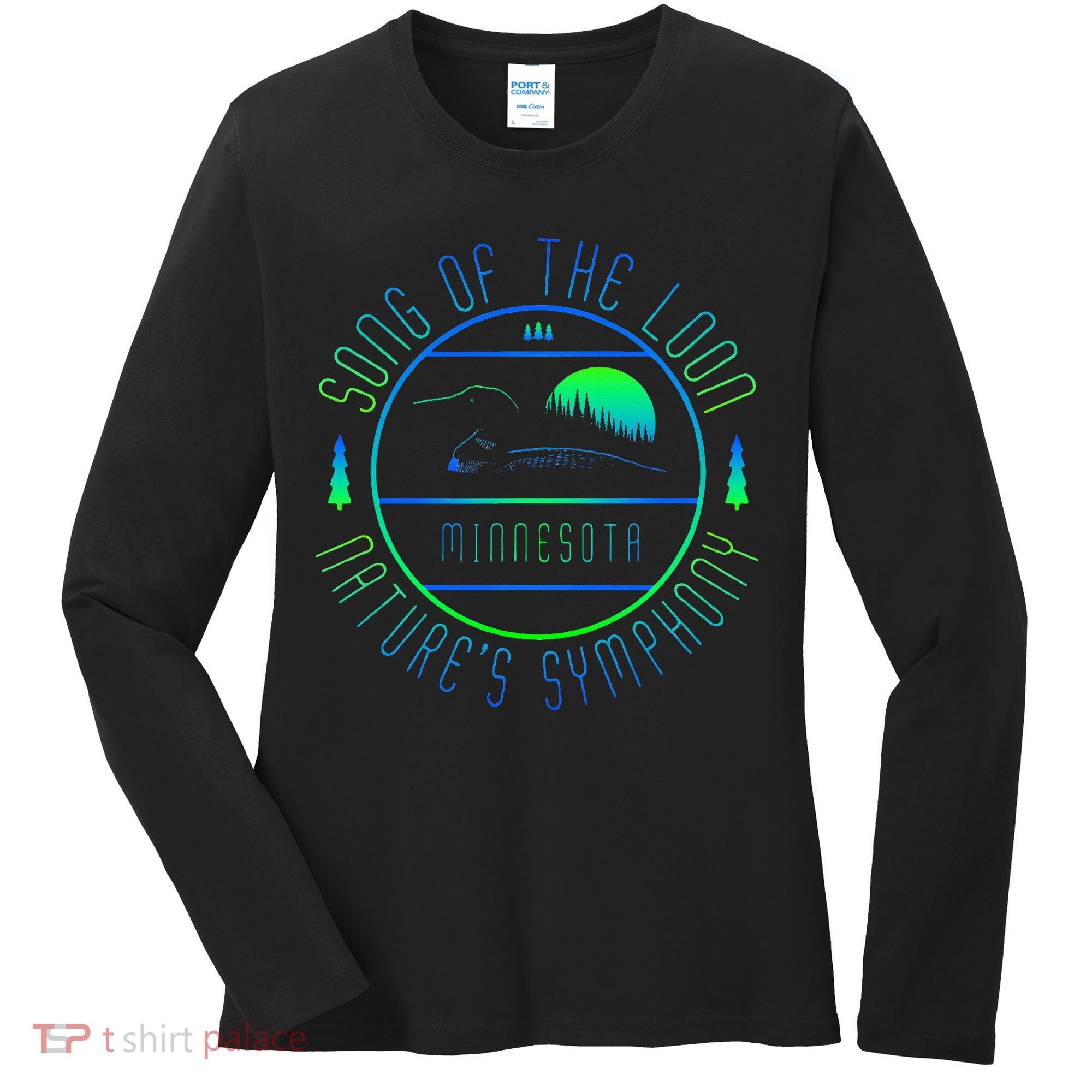 Minnesota Song Of The Loon Minnesota Loon Women's Long Sleeve Shirt