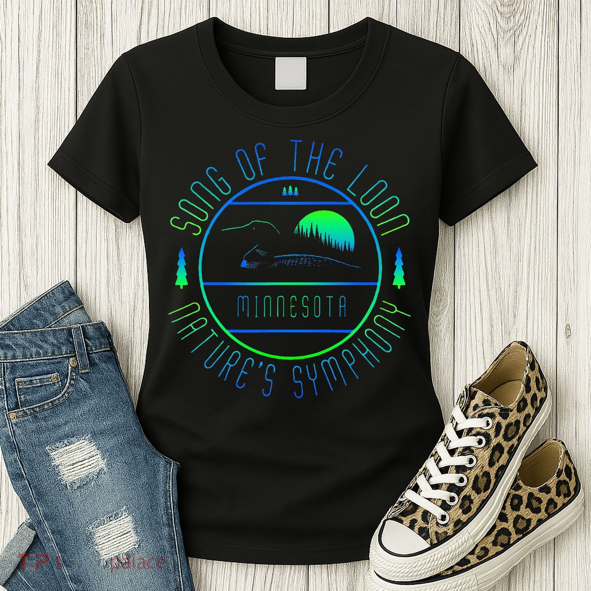 Minnesota Song Of The Loon Minnesota Loon Women's T-Shirt