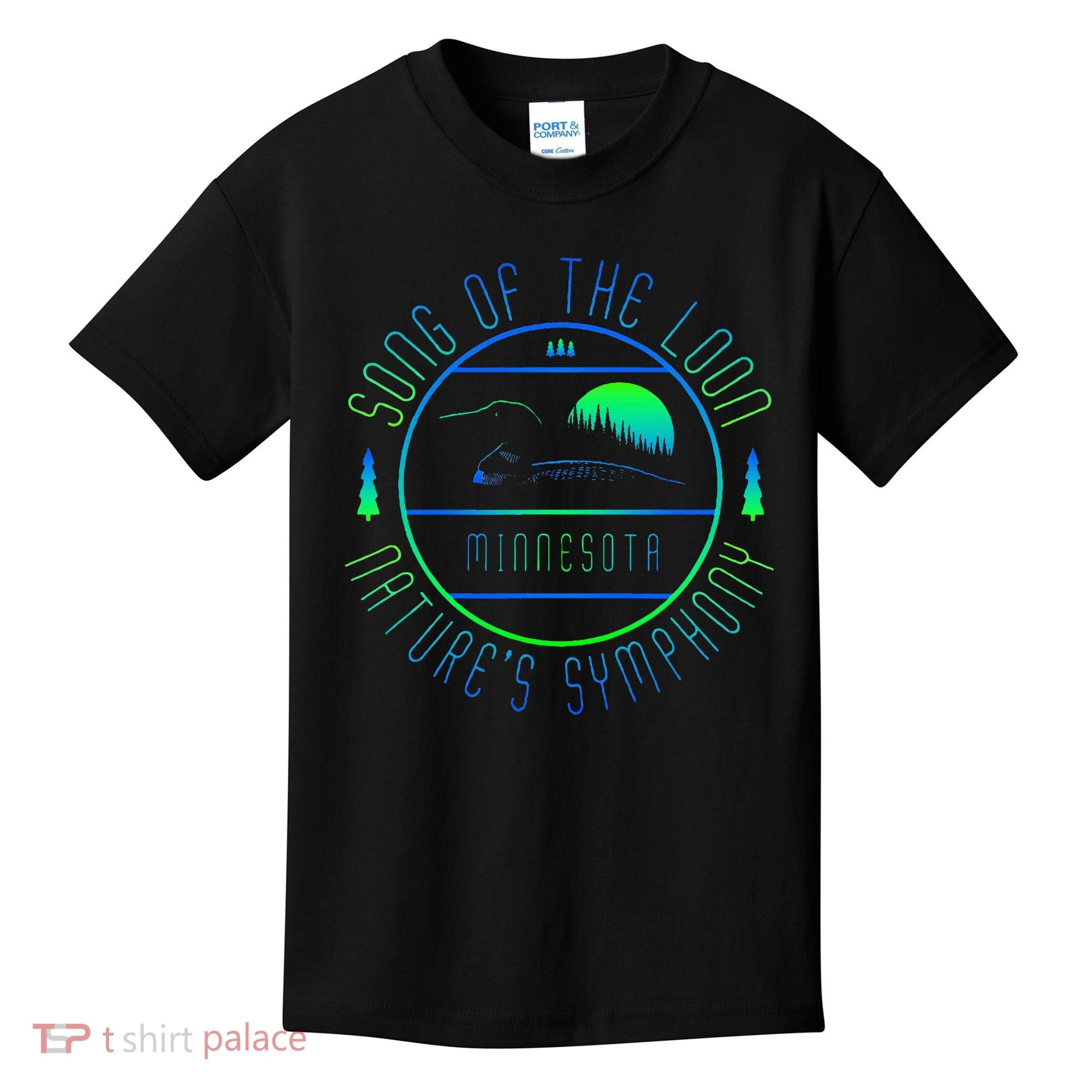 Minnesota Song Of The Loon Minnesota Loon Kids T-Shirt