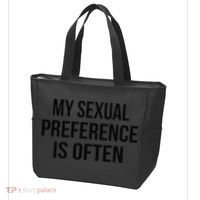 My Sexual Preference Is Often Funny Saying Tote Bag thumb 3