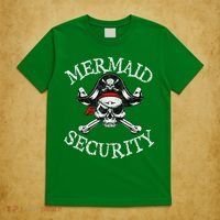 Mermaid Security Pirate Party Dad Brother Family Matching T-Shirt thumb 5