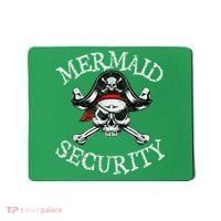 Mermaid Security Pirate Party Dad Brother Family Matching Mousepad thumb 0