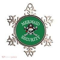 Mermaid Security Pirate Party Dad Brother Family Matching Ornament thumb 0