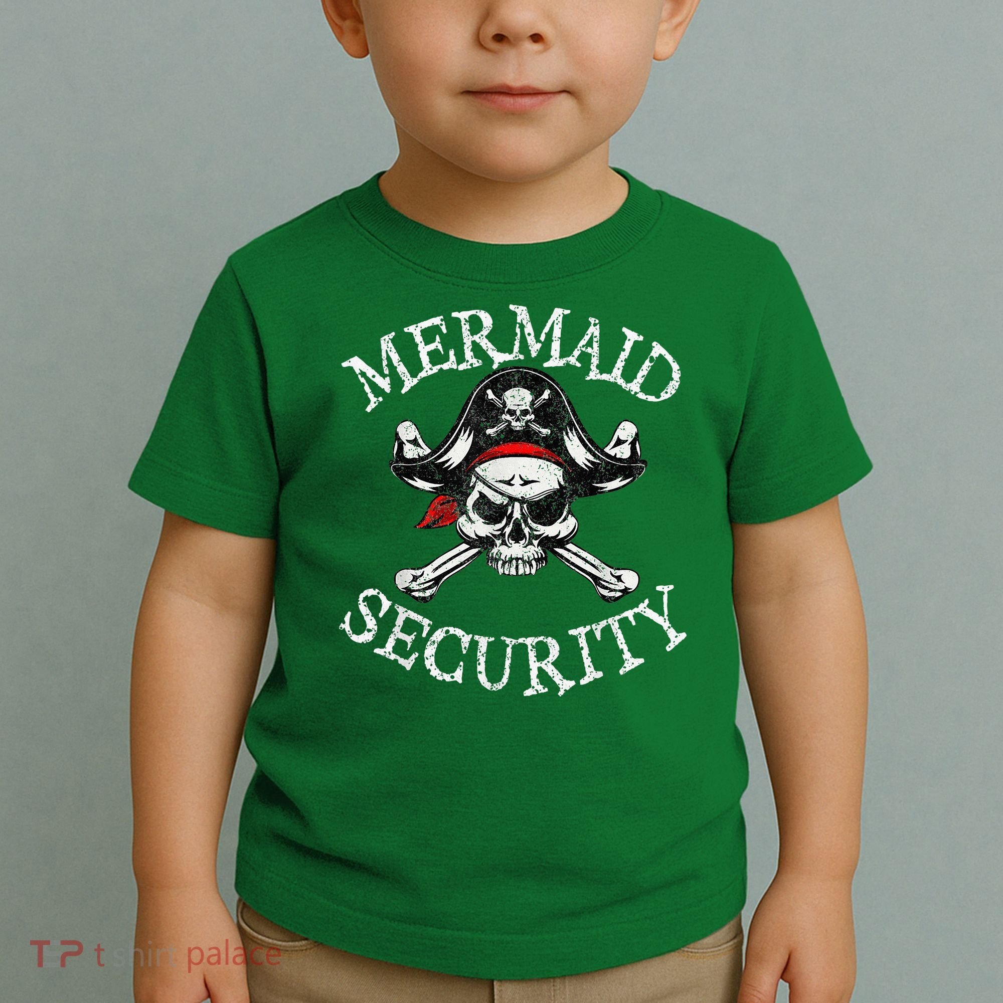 Mermaid Security Pirate Party Dad Brother Family Matching Toddler T-Shirt