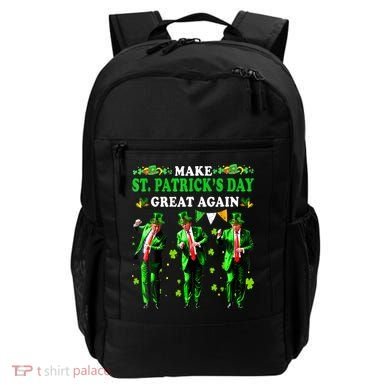 Make St PatrickS Day Great Again Funny Trump Backpack