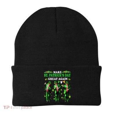 Make St PatrickS Day Great Again Funny Trump Beanie