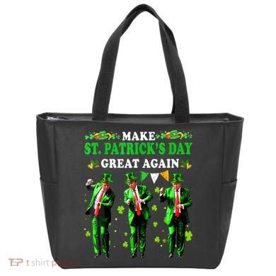 Make St PatrickS Day Great Again Funny Trump Bag