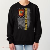 Minnesota State Patrol American Flag Women's Sweatshirt thumb 0