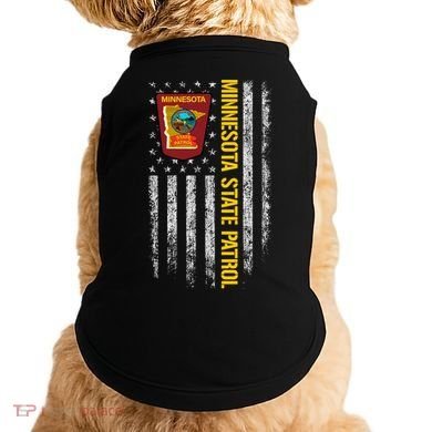 Minnesota State Patrol American Flag Doggie Tank