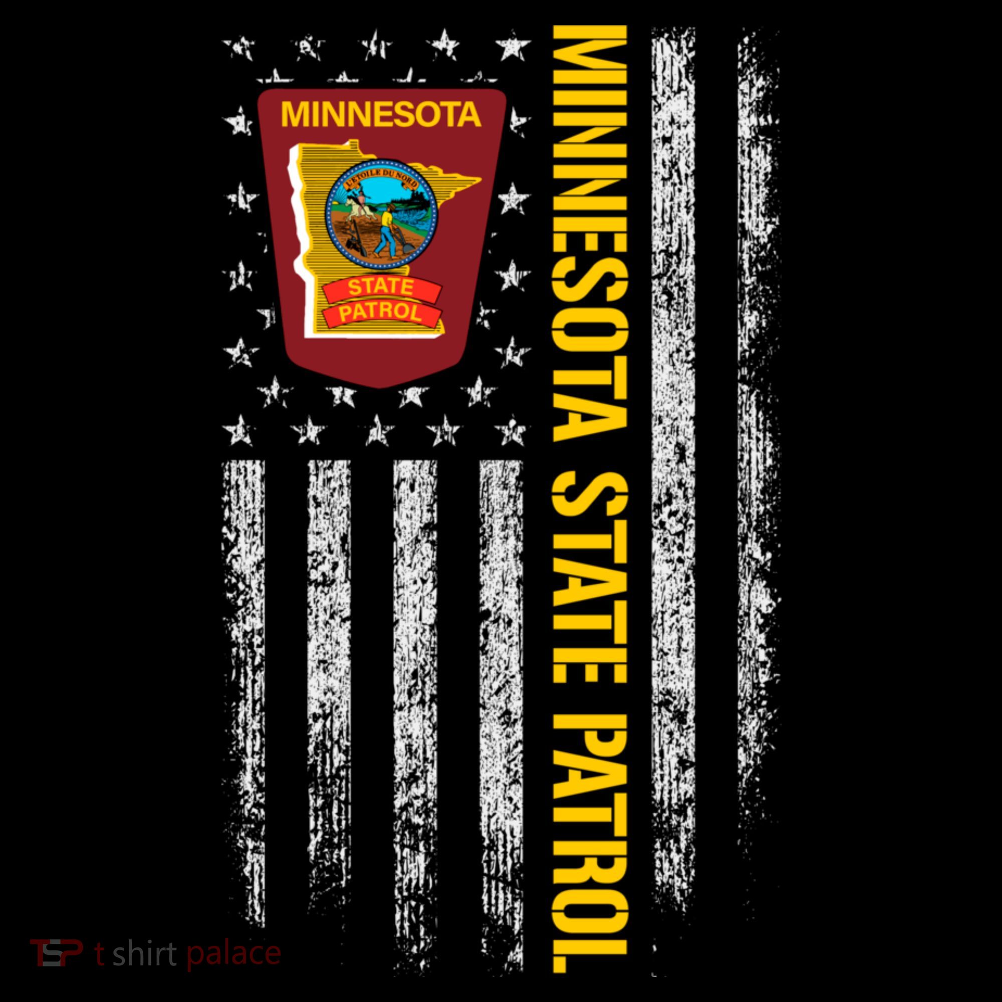Minnesota State Patrol American Flag Doggie Tank