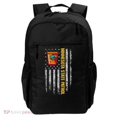 Minnesota State Patrol American Flag Backpack