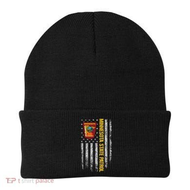 Minnesota State Patrol American Flag Beanie