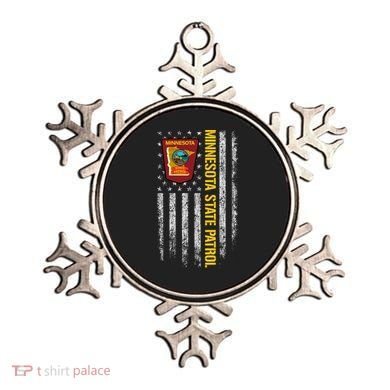 Minnesota State Patrol American Flag Ornament