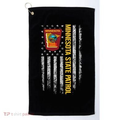 Minnesota State Patrol American Flag Golf Towel