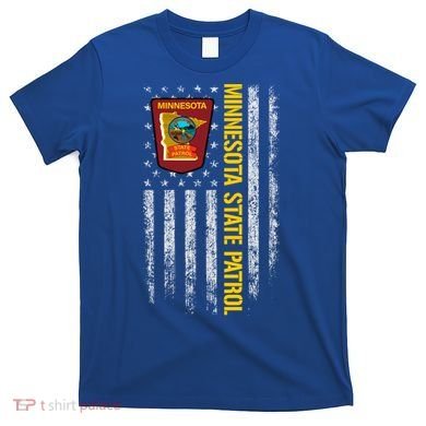 Minnesota State Patrol American Flag T-Shirt