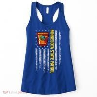Minnesota State Patrol American Flag Women's Tank Top thumb 0