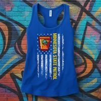 Minnesota State Patrol American Flag Women's Tank Top thumb 3