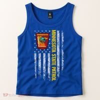 Minnesota State Patrol American Flag Tank Top thumb 2